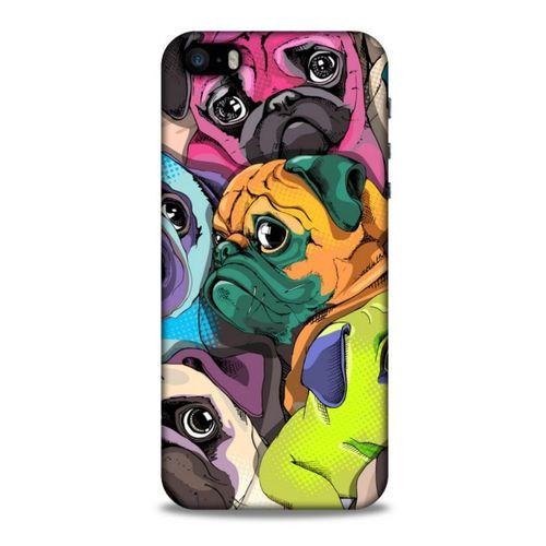 Animax Portre Pugs Apple Iphone 5S Kılıf Desenli Silikon