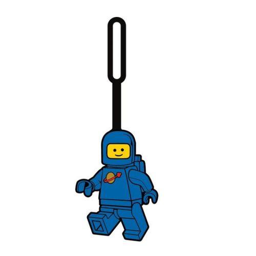 Lego Spaceman Silicone Bag Tag - Blue 53482