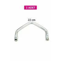 Gizli Metal Çanta Bursu – 3 Adet - 22 cm - Metal Çanta Aparatı Çanta Aksesuarı