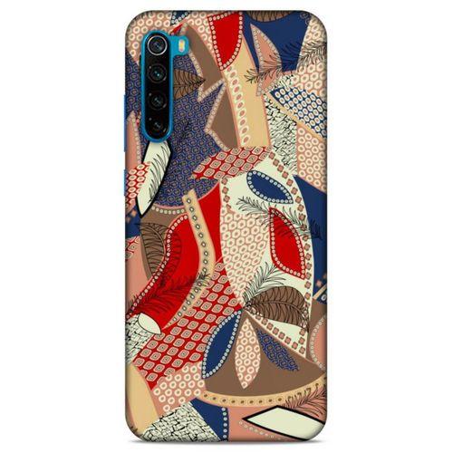 Lopard Xiaomi Redmi Note 8T Uyumlu Kılıf Soyut Sanat (41) Baskılı Tank Kılıf