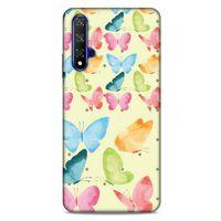 Animax Kelebek Suluboya Huawei P Smart S Y8P Kılıf Desenli Silikon