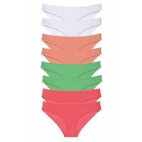 8 adet Süper Eko Set Likralı Kadın Slip Külot 527