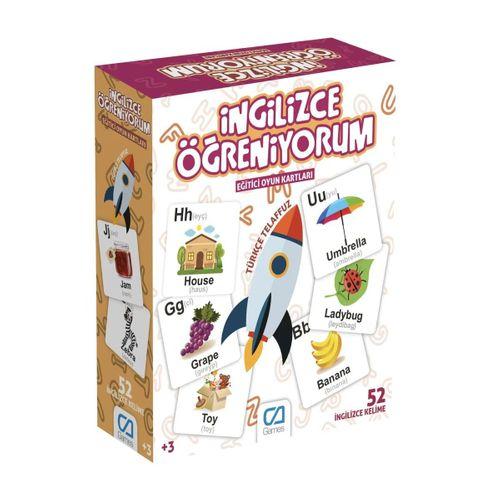 Games İngilizce Öğreniyorum Eğitici Oyun Kartları 52 Kart