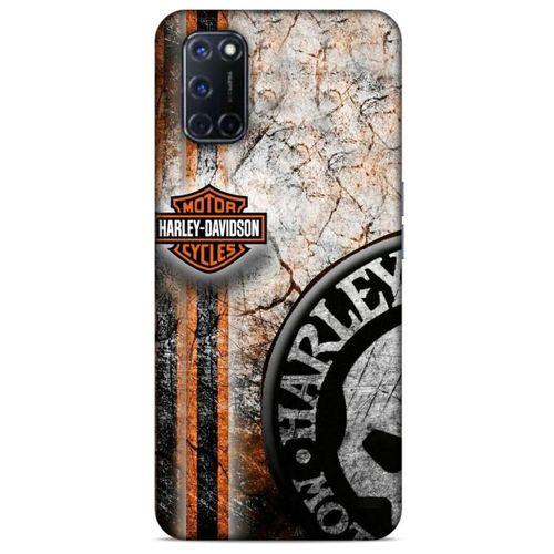Oppo A52 Uyumlu Kılıf Motorsiklet (11) Tam Koruma Harley Davidson