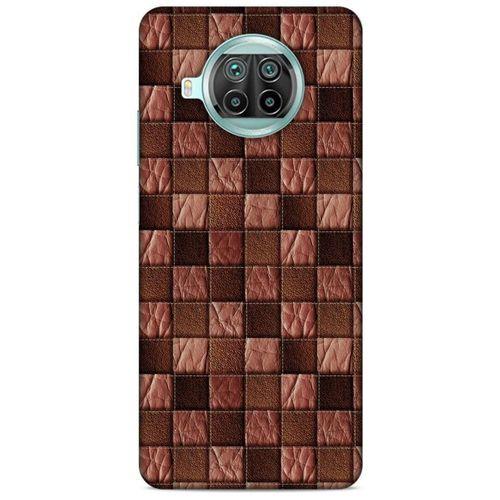 Xiaomi Mi 10T Lite 5G Kılıf Patchwork (4) Koruma Kılıfı Açık Kahverengi