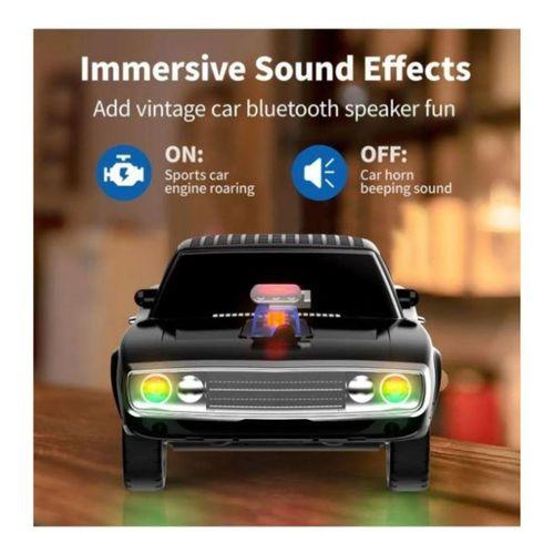 Kablosuz Hoparlör Bluetooth 1968 Retro Ride Araba Hoparlör ve FM Radyo USB SD AUX Girişli WS-1968 Kırmızı