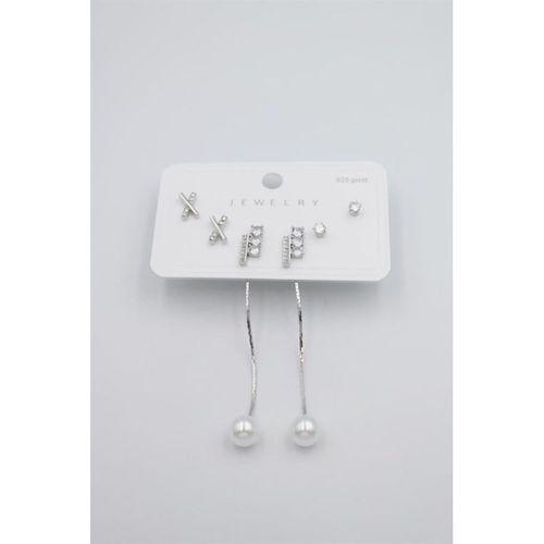 Çoklu Set Küpe - Gümüş