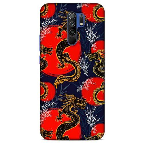 Xiaomi Redmi 9 Kılıf Dragons (30) Silicone Case Ejderha Cizimi