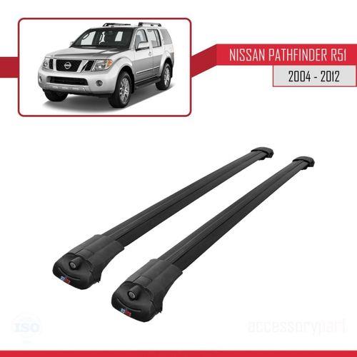 Nissan Pathfinder (R51) 2004-2012 Arası ile uyumlu ACE-1 Ara Atkı Tavan Barı SİYAH