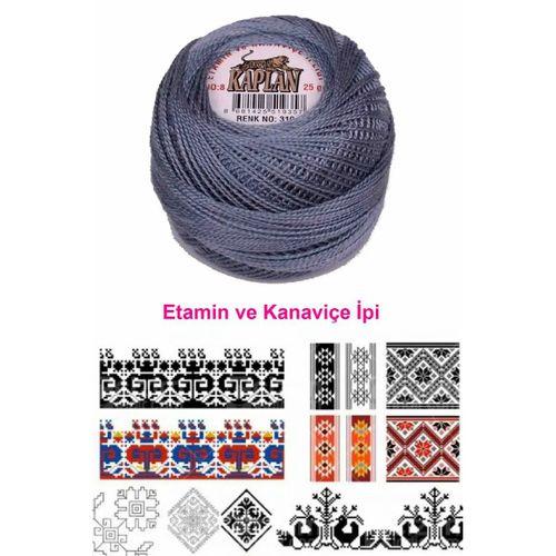 Kaplan Etamin Ve Kanaviçe İpi 8 No Kod/Renk: 319 - Royaleks