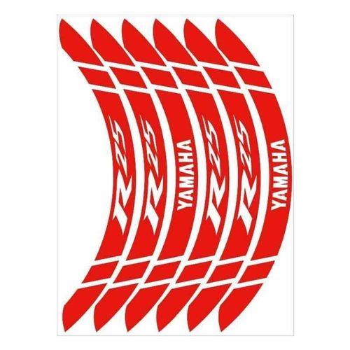 YAMAHA Yamaha Reflektör Kırmızı Geniş R25 Uyumlu 1 Set Jant Şeridi