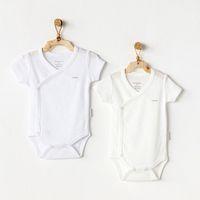 Andywawa AC25555 Jacquard Basic 2'Li Zıbın Body Ecru White