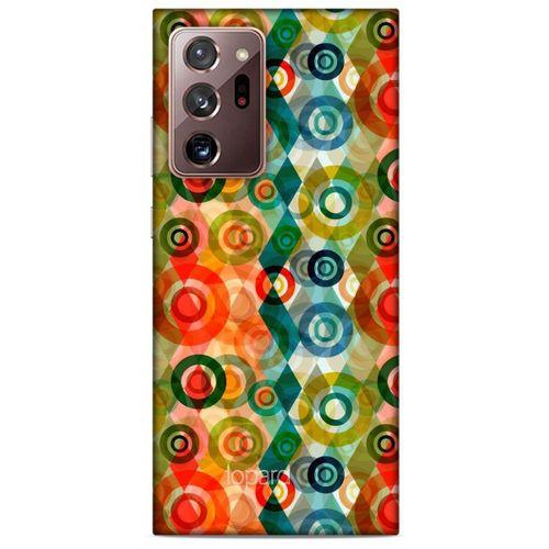 Samsung Galaxy Note 20 Ultra Kılıf Pastel Renkler (31) TPU Kılıf Kırmızı Yeşil