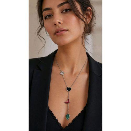 Figürlü Kararmaz Çelik Ayarlanabilir Zincir Lüks Kolye