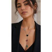Figürlü Kararmaz Çelik Ayarlanabilir Zincir Lüks Kolye