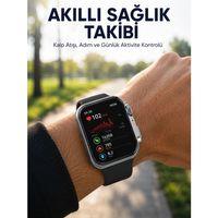 Rs12 Pro+ 2025 Serisi Uzun Şarj Süreli Garantili Full Ekranlı Özel Üretim Akıllı Saat – 2gb Hafıza, Amoled, Gps, Sesli Arama Yeni Nesil