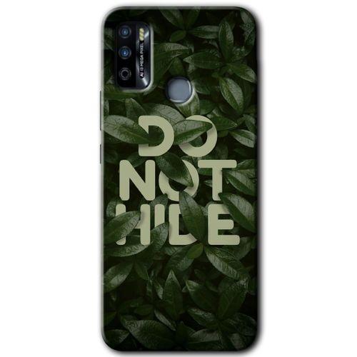 İnfinix Hot 9 Play Kılıf HD Desen Baskılı Arka Kapak - Do Not Hide