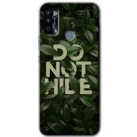 İnfinix Hot 9 Play Kılıf HD Desen Baskılı Arka Kapak - Do Not Hide