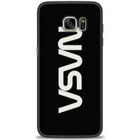 Samsung Galaxy S7 Edge Kılıf HD Baskılı Kılıf - Nasa + Tam Ekran Koruyucu