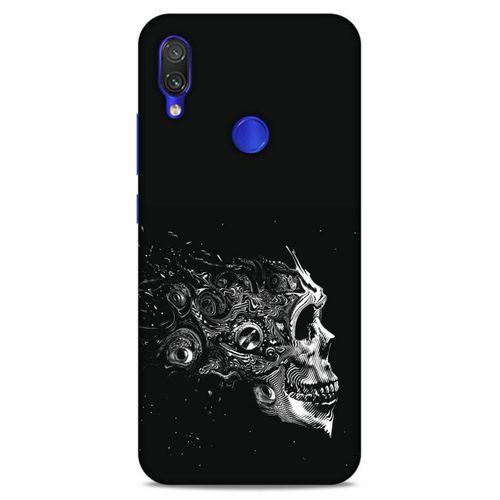 Lopard Xiaomi Redmi Note 7 Pro Uyumlu Kılıf Tattoo's (9) Kılıf Beyaz Siyah