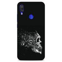 Lopard Xiaomi Redmi Note 7 Pro Uyumlu Kılıf Tattoo's (9) Kılıf Beyaz Siyah