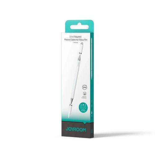 JOYROOM 3'ü 1 Arada Manyetik Pasif Kapasitif Stylus Kalem - Beyaz