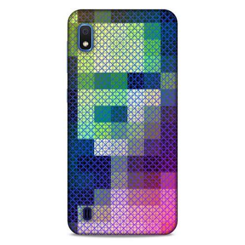 Lopard Samsung Galaxy A10 Uyumlu Kılıf PiXel (16) Kalın Kılıf Kare