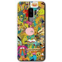 Samsung Galaxy S9 Plus HD Baskılı Kılıf + 9D Tam Ekran Koruyucu - Süper Çizgi Kahramanlar 2