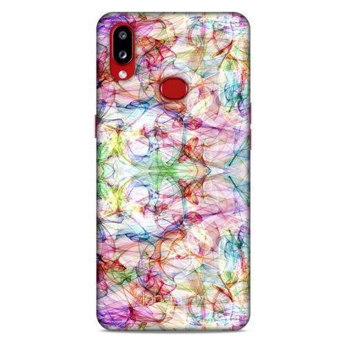 Samsung Galaxy A10s Kılıf Pastel Renkler (12) Koruyucu Silikon Beyaz Mavi