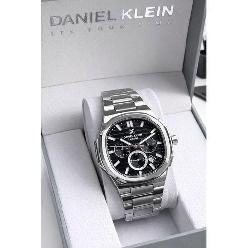 Daniel Klein Erkek Kol Saati 30 Metre Suya Dayanıklı Çelik Kordon + Bileklik Hediyeli VS.BLKT.0895