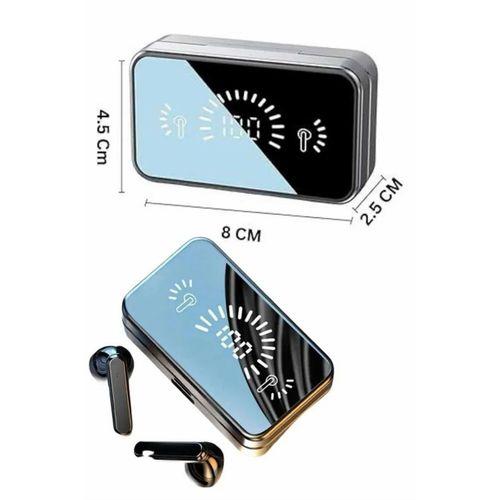 Yeni Nesil Kablosuz Kulaklık Aynalı Powerbank Özellikli Bluetooth Bağlantılı Dijital Göstergeli
