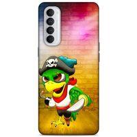 Lopard Oppo Reno 4 Pro Uyumlu Kılıf GameX (28) Arka Kapak Korsan Papağan