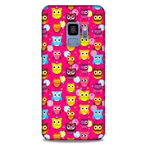 Baykuşlar (5) Desenli Silikon Kapak Telefon Kabı Samsung Galaxy S9 Kılıf