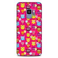 Baykuşlar (5) Desenli Silikon Kapak Telefon Kabı Samsung Galaxy S9 Kılıf