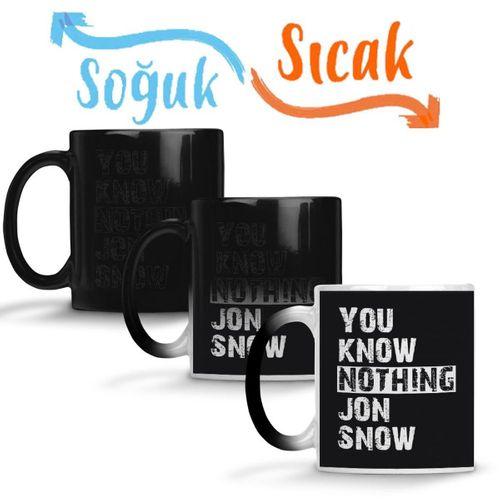 Know Nothing 1 Sihirli Kupa Bardak Porselen
