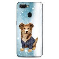 Oppo Ax7 Kılıf Köpek Kıyafetleri (27) Tasarımlı Kılıf Fino Hoodie