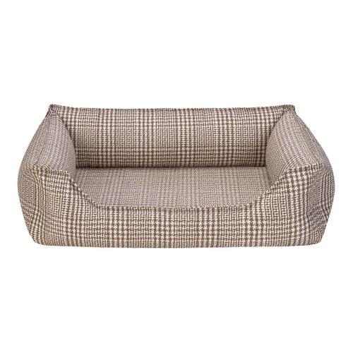 Pet Comfort Delta  Bej Kareli Kedi ve Köpek Yatağı S 75x60cm