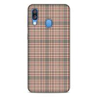 Gömlek (15) Desenli Silikon Kapak Telefon Kabı Samsung Galaxy A40 Kılıf