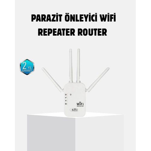 Antenli Wifi Repeater 300m2 Kapsama Alanı Wpa3 Güvenlikli