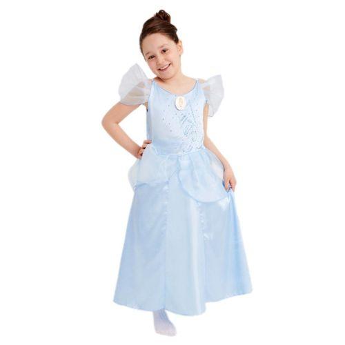 DISNEY ORJİNAL LİSANSLI PRENSES CİNDERELLA KOSTÜMÜ - SİNDİRELLA ELBİSESİ ÇOCUK KIYAFETİ