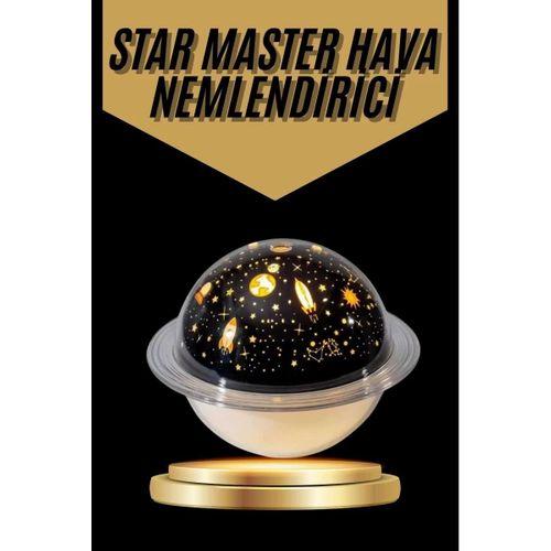 Hava Nemlendirici Renk Değiştiren Oda Kokusu Yıldızlı Projektör