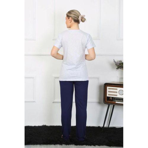 Kadın Kısa Kol Penye Pijama Takımı