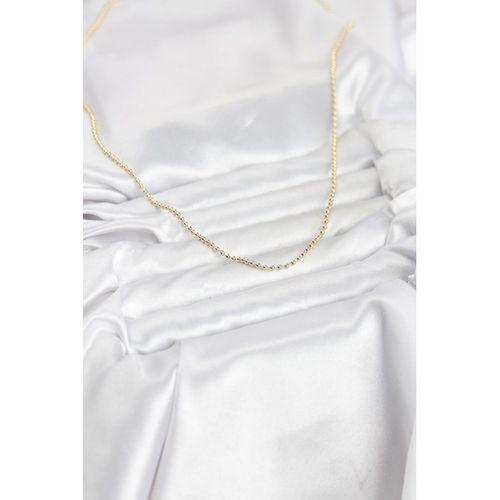 CM 14K Gold Renk Top Zincirli Model 60 cm Kadın Kolye