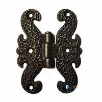 Zamak Kelebek Menteşe - Büyük, 50x67mm, Oksit, 100 Adet