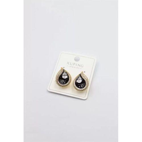 Taşlı Küpe - Altın