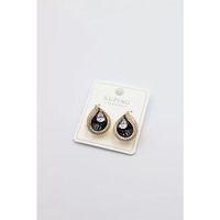 Taşlı Küpe - Altın