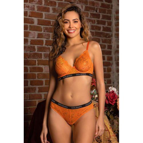 Gaudi Brazilian Slip, Kadın Dantel Brezilyan Turuncu Külot