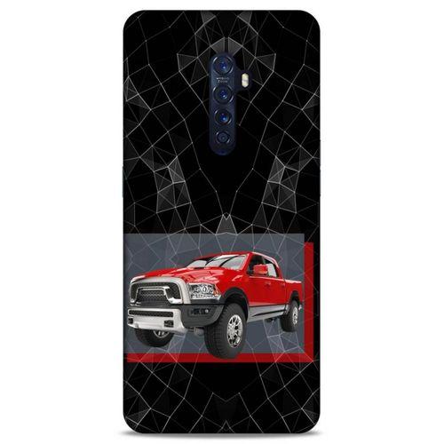 Lopard Oppo Reno 2 Uyumlu Kılıf PickUpX (7) Telefon Kılıfı Ateş Kırmızı