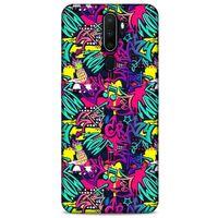 Graffitix (31) Desenli Silikon Kapak Oppo A5 2020 Kılıf