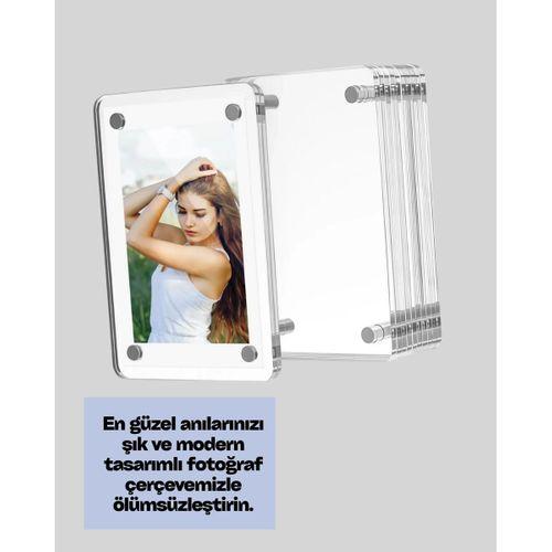 Kompakt Tasarımlı 7 İnç Dijital Fotoğraf Çerçevesi – Modern Ve Şık Görünüm